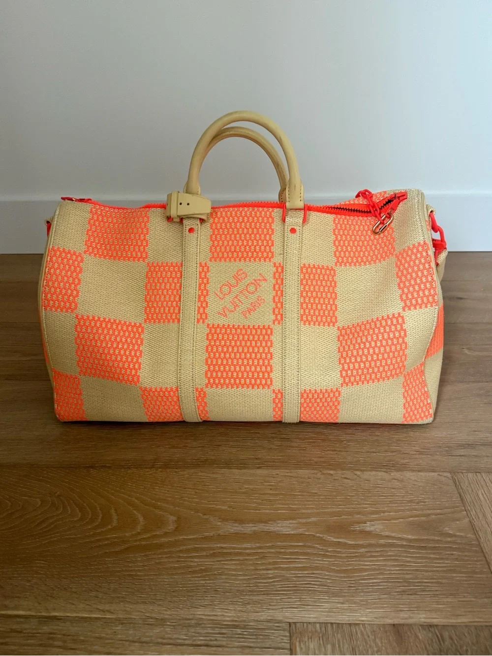 Louis Vuitton Damier Keepall Bandouliere 50 Checkered Weekender